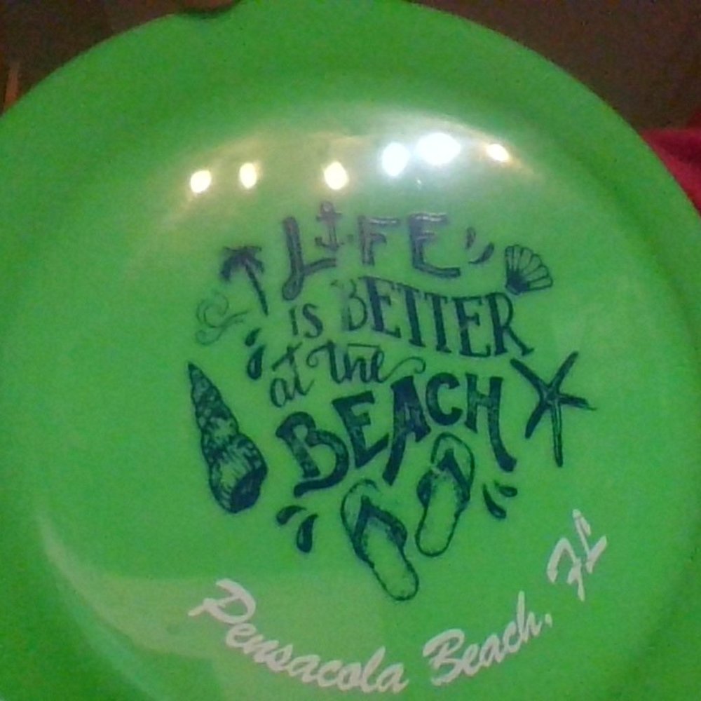 beach frisbie